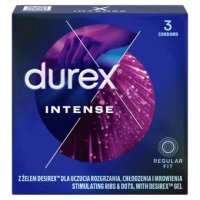 PREZERWATYWY DUREX INTENSE, 3 sztuki