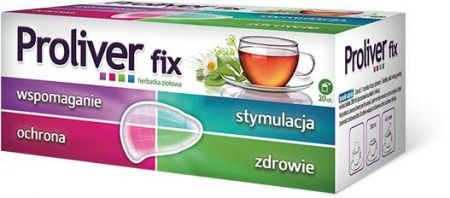 PROLIVER FIX herbata ziołowa, 20 saszetek