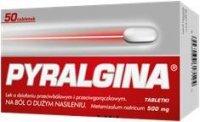 PYRALGINA 500 mg, 50 tabletek