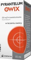 PYRANTELUM OWIX na owsiki 250 mg/5 ml zawiesina doustna, 15 ml