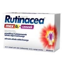 RUTINACEA MAX D3+CZOSNEK, 60 tabletek