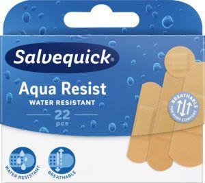 SALVEQUICK PLASTRY AQUA RESIST, 22 sztuki