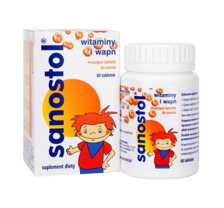 SANOSTOL, 60 tabletek do ssania