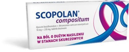 SCOPOLAN COMPOSITUM, 10 tabletek