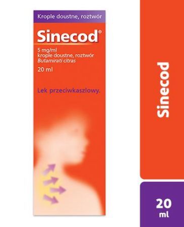 SINECOD 5 mg/ml krople, 20 ml