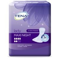 Specjalistyczne podpaski dla kobiet TENA LADY MAXI NIGHT, 12 sztuk