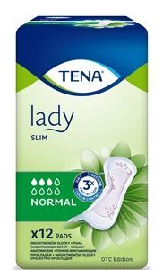 Specjalistyczne podpaski na nietrzymanie moczu dla kobiet TENA LADY SLIM NORMAL, 12 sztuk