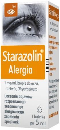 STARAZOLIN ALERGIA krople do oczu, 5 ml