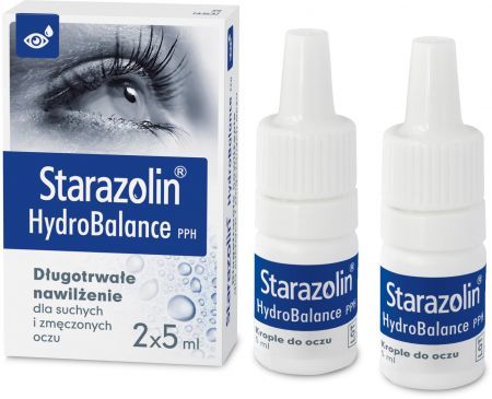 STARAZOLIN HYDROBALANCE PPH krople do oczu, 2x5 ml
