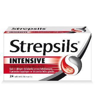 STREPSILS INTENSIVE, 24 tabletki do ssania