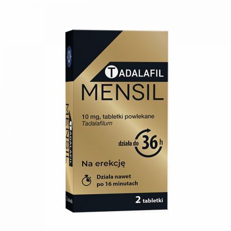 TADALAFIL MENSIL 10 mg, 2 tabletki