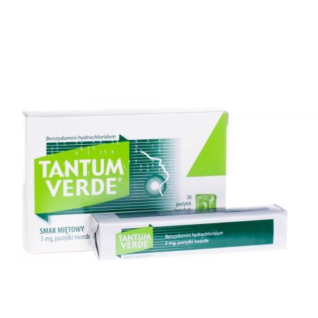 TANTUM VERDE 3 mg, smak miętowy, 30 pastylek do ssania