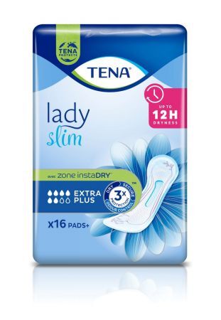 TENA LADY SLIM EXTRA PLUS specjalistyczne podpaski dla kobiet, 16 sztuk