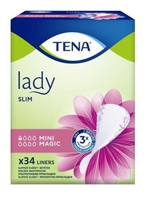 TENA LADY SLIM MINI MAGIC wkładki na nietrzymanie moczu dla kobiet , 34 sztuki