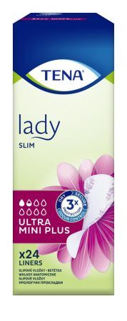 TENA LADY SLIM ULTRA MINI PLUS specjalistyczne wkładki, 24 sztuki