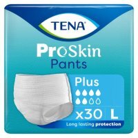 TENA PANTS PROSKIN PLUS majtki chłonne dla dorosłych rozm. L 100-135 cm, 30 sztuk