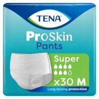 TENA PANTS PROSKIN SUPER majtki chłonne rozm. M 80-110 cm, 30 sztuk