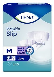 TENA SLIP PROSKIN MAXI pieluchomajtki rozm. M 73-122 cm, 10 sztuk