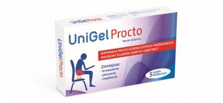 UNIGEL PROCTO, 5 czopków