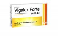 VIGALEX FORTE 2000 UI zapobieganie niedoborom wit. D, 60 tabletek