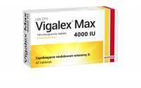VIGALEX MAX 4000 IU zapobieganie niedoborom wit. D, 60 tabletek