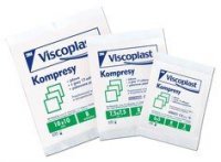 VISCOPLAST KOMPRESY JAŁOWE Z GAZY BAWEŁNIANEJ 7,5x7,5 cm, 3 sztuki