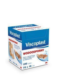 VISCOPLAST PLASTER WODOODPORNY 72x19 mm, 100 sztuk