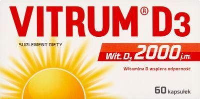 VITRUM D3 2000, 60 kapsułek