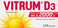 VITRUM D3 2000 IU, 120 kapsułek