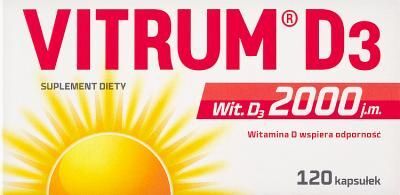 VITRUM D3 2000 IU, 120 kapsułek