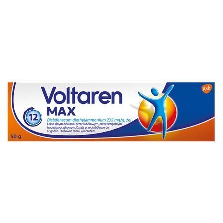 VOLTAREN MAX 23,2 mg/g, żel 50 g