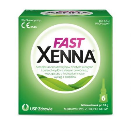 XENNA FAST, 6 mikrowlewek po 10 g