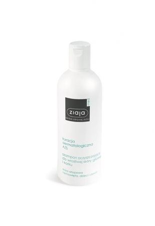 ZIAJA MED KURACJA DERMATOLOGICZNA AZS szampon oczyszczający do wrażliwej skóry głowy i karku, 300 ml