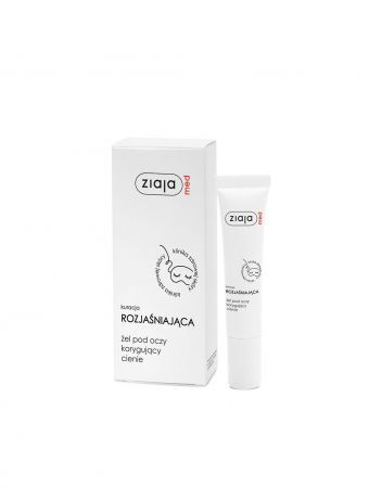 ZIAJA MED KURACJA ROZJAŚNIAJĄCA żel pod oczy korygujący cienie, 15 ml