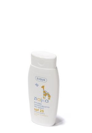 ZIAJKA EMULSJA WODOODPORNA DLA DZIECI POWYŻEJ 12 MIESIĄCA ŻYCIA SPF 25 – OCHRONA ŚREDNIA, 150 ml