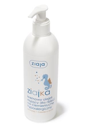 ZIAJKA KREMOWY OLEJEK MYJĄCY DLA DZIECI NA CIEMIENIUCHĘ, 300 ml